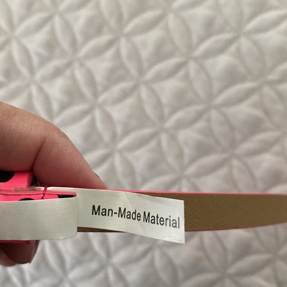 Justice pink kids belt size x-small NWT - Picture 7 of 9